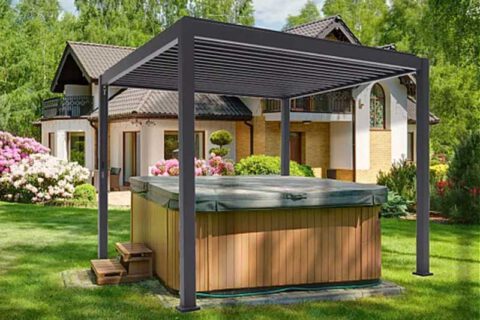 Überdachung für Outdoor Whirlpools Tolle Angebote bei DEJON